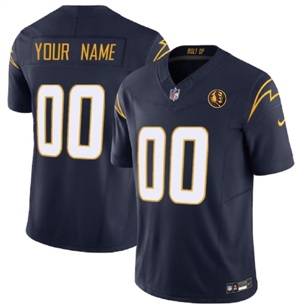 Custom Los Angeles Chargers Vapor F.U.S.E. Limited Jersey